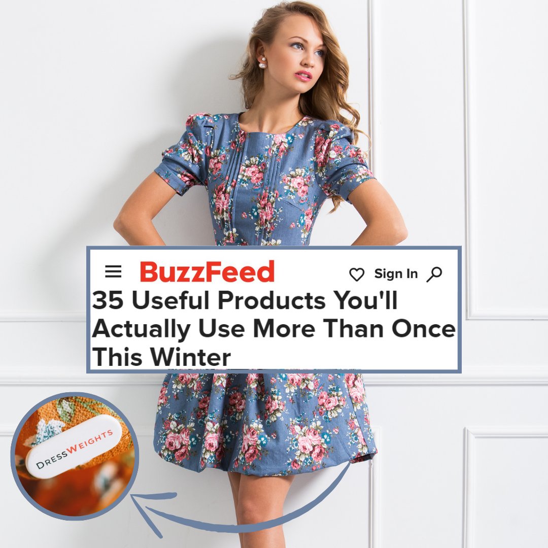 DressStrong's tweet photo. DressWeights ensure your skirts and dresses stay secure in blizzard-worthy winds. Featured once again in BuzzFeed's '35 Useful Products You'll Actually Use More Than Once.'

🛒 https://t.co/U5JvVArQzE

#WindWhisper #WindyDays #SkirtStyle #DressFashion #BuzzFeedFinds https://t.co/iiVnz1o43A
