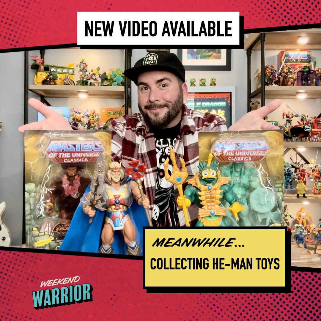 ThatWeekendWar's tweet photo. 📺 Check out my latest #toycollecting video where I talk about MOTU Classics and how awesome they are.

👉🏻 Click the link in my bio to watch!

#hemantoys #toyhunting #motutoys #hemantoycollector #thatweekendwarrior https://t.co/d5ZiM1I6qS