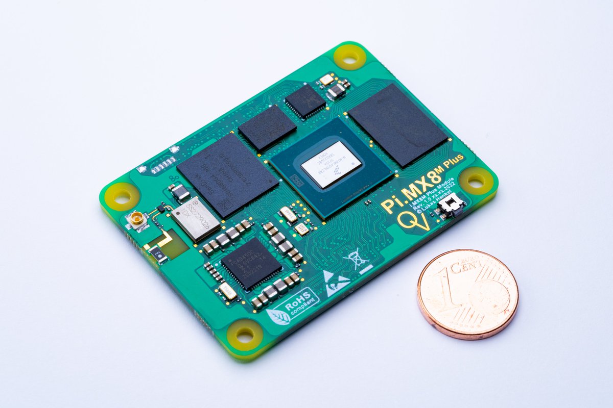 QVHenkel's tweet image. I am in the process of getting the production version of the open-source Raspberry Pi CM4 compatible module based on an iMX 8M plus up and running. If you are interested in this module, check out the Crowdsupply pre-launch page 😊