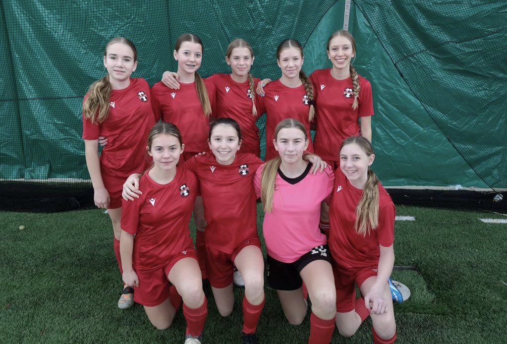 The Swift Current United U14 girls won bronze at the Minot Magic Indoor Cup over the holidays
