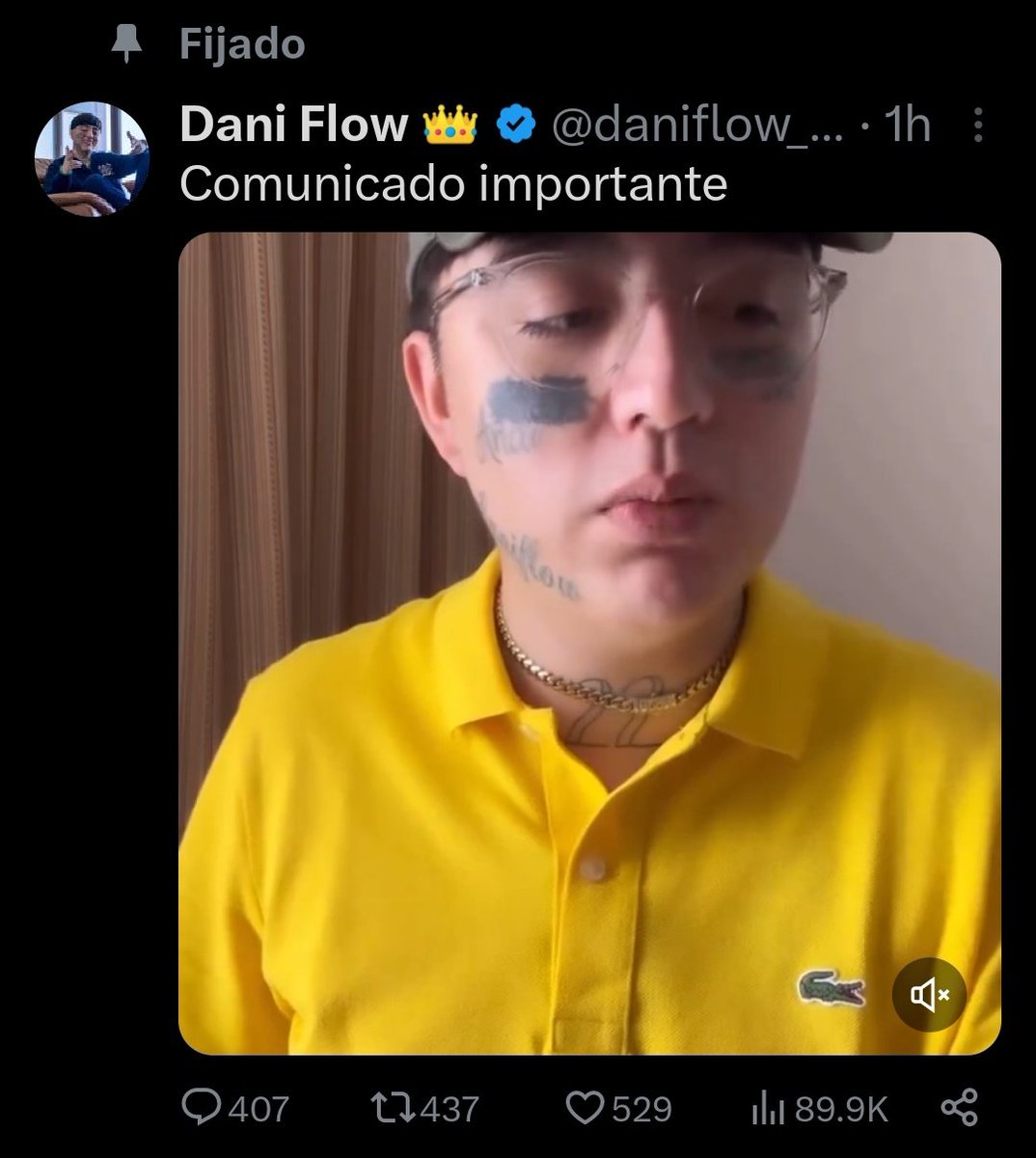 Sé que esta es probablemente una cuenta fake, pero no deja de darme risa. "me vale ver gota si me funan", 3 doritos despues *videodisculpa*.