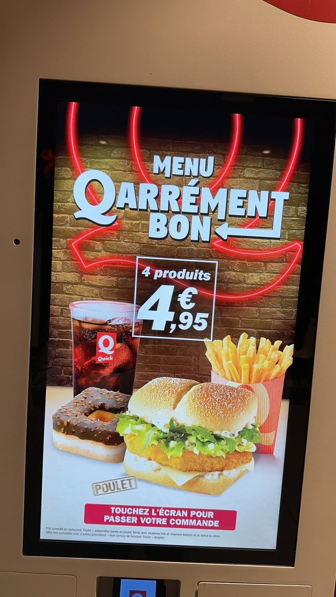 Sami_Parks's tweet photo. #TeamQuick 🍔🍟 Vous m’en avez même pas laissé 💔 @QuickFrance_ 🥲🤣 https://t.co/u627hEkEet