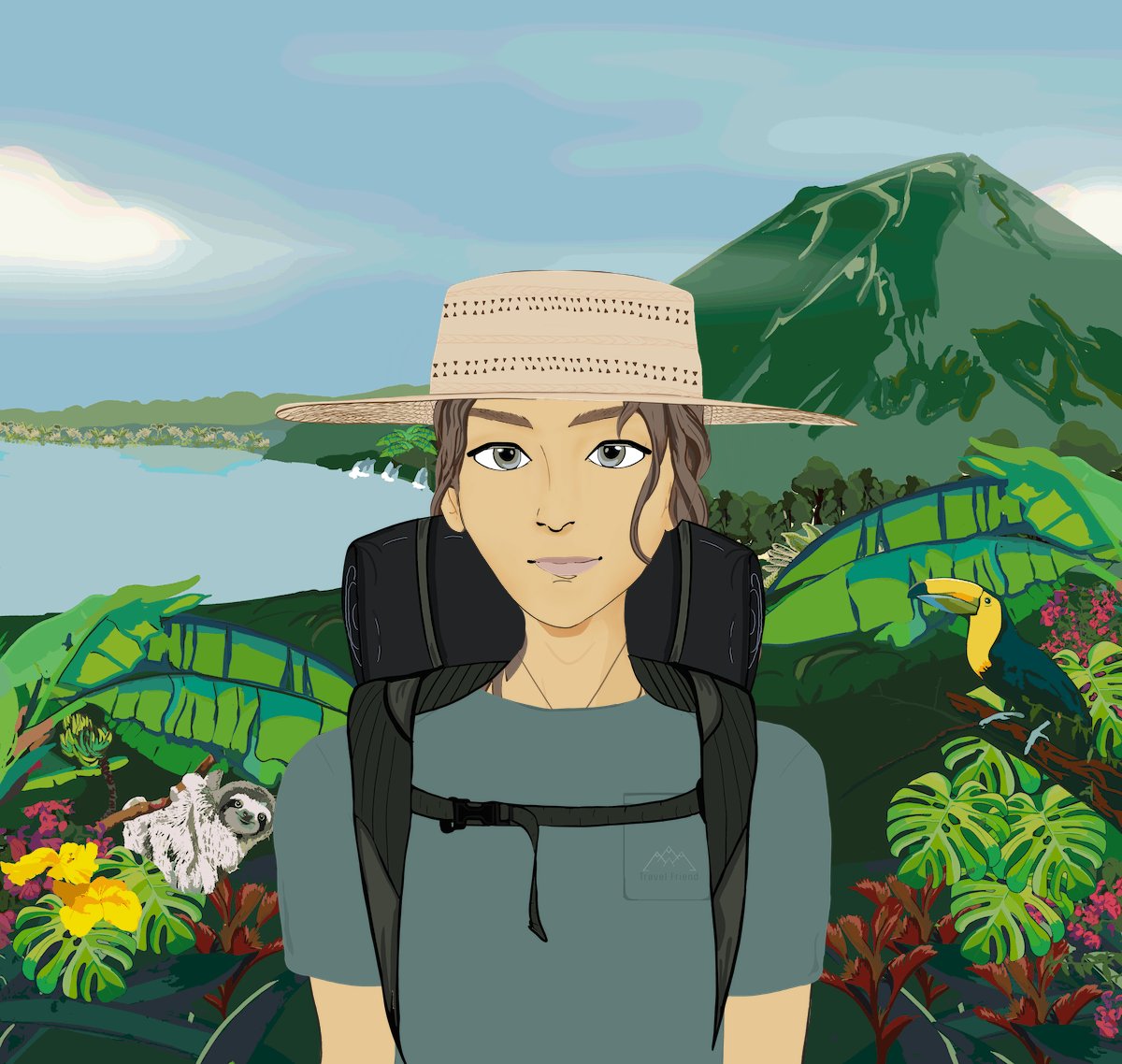 TravelFriendNFT's tweet photo. @opensea Pura Vida! https://t.co/wdFgYakFzx