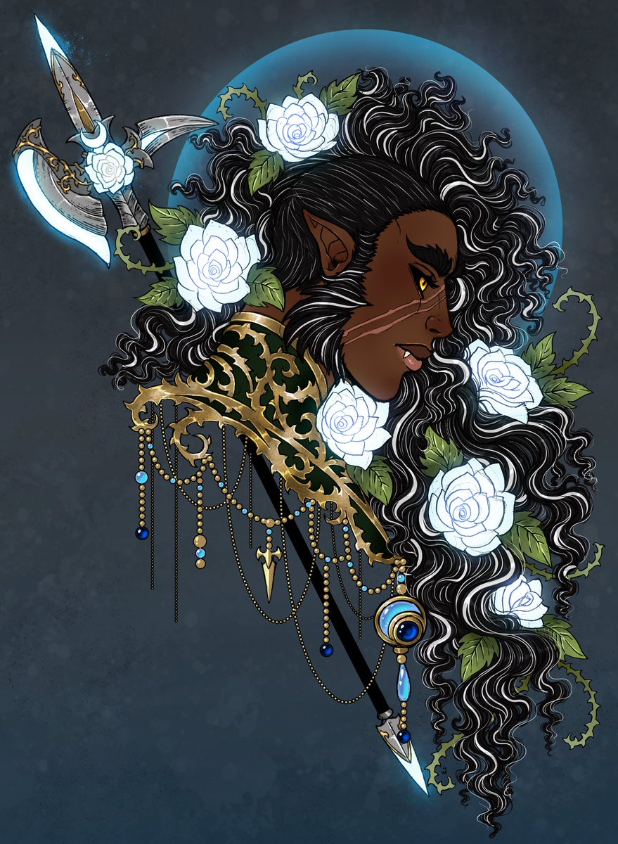 Divine Rose🌕🌹
Another old sketch that decided to color.