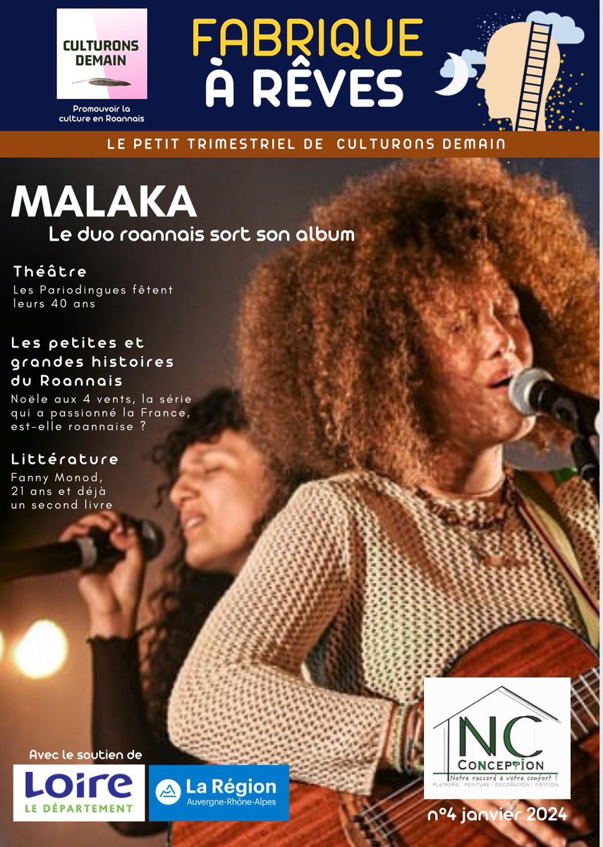 CulturonsD's tweet photo. Nous diffusons également un trimestriel fait maison, parce que la culture , c’est toute l’année , livrée chez vous. https://t.co/d9GRQE1ClL