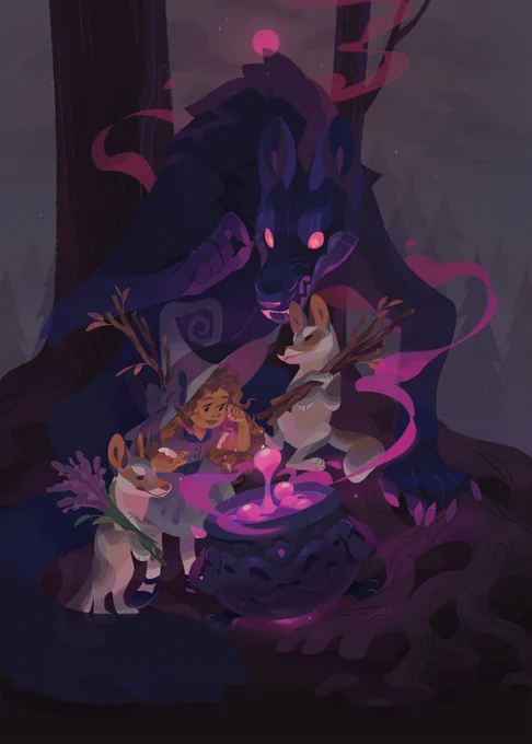 Hi #PortfolioDay ! My name's Jestenia, and I'm a childern's book illustrator specializing in whimsical fantasy scenes. I'm available for book covers and any other small illustration   jestenia.cfoam.com 