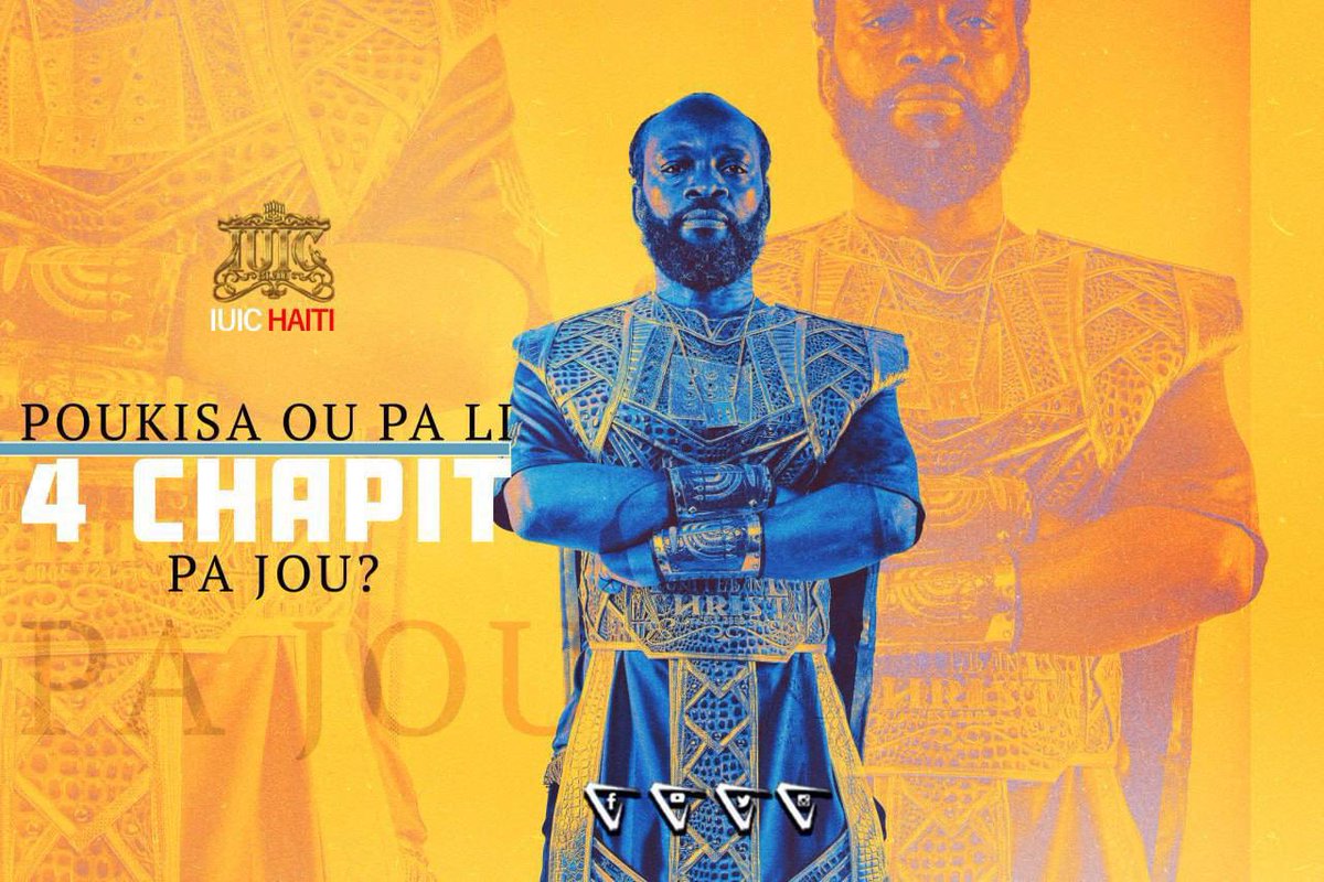 iuic_haiti's tweet photo. Vizite Sit Nou Nan💻👨🏾💻🖥️
🔴 https://t.co/fLP8ugZqTK
……………………………………….
Sòm 119:11 Mwen sere pawòl ou yo nan kè mwen, pou m' pa fè peche kont ou.
#IUICHaiti🇭🇹 #IUIC #IUICTV #Etidye #BwaKale #Kanal #4Chapit https://t.co/kUN1CwUtqH