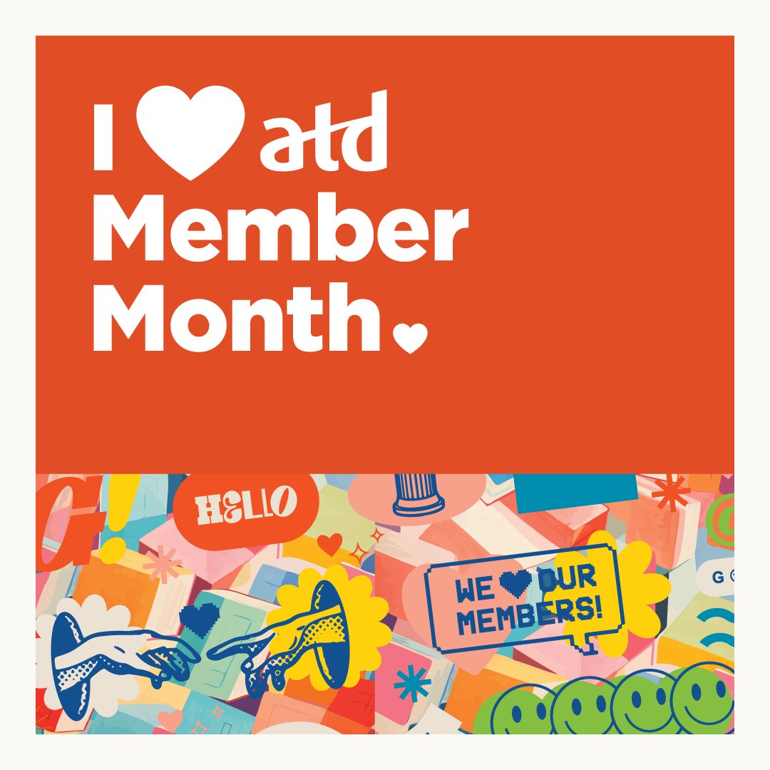 #ATDMemberAppreciationMonth is back! ATD and ATD Memphis are celebrating members all month long!  

Visit td.org and tdmemphis.org to join the celebrations! 

#ATDMemberMonth #ATDMemphis