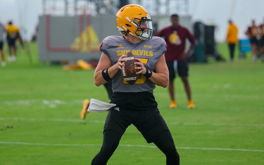 Arizona State quarterback Jacob Conover has entered the transfer portal, @On3sports has learned. The grad transfer previously transferred to the Sun Devils from BYU. on3.com/transfer-porta…