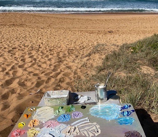 sallywestart's tweet photo. From on the easel to gallery wall 3 February 2023 Newport Beach. Available @KABGallery (https://t.co/eGl3qvMg4j). https://t.co/cljgc2cw3b