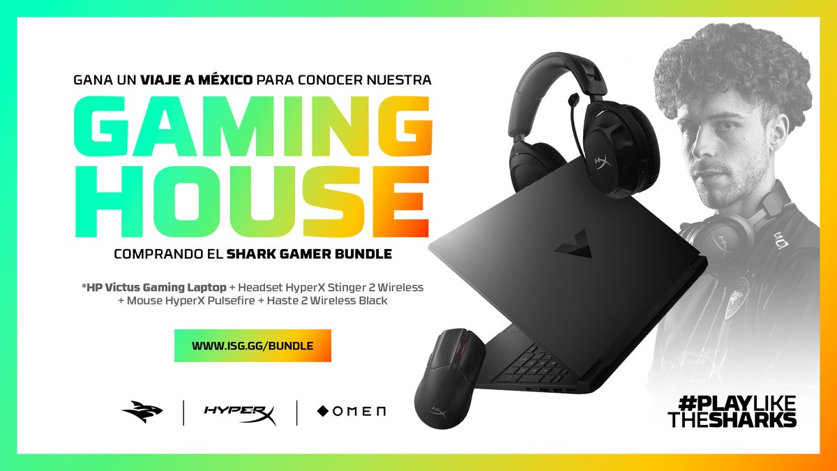 ¡VIAJA A MÉXICO CON ISURUS Y HP! 🛫🇲🇽

Con el Shark Gamer Bundle no solo vas a tener un gran setup, sino que también vas a poder conocer nuestra Gaming House y jugadores de #LLA

¡Conoce más! 👉 isg.gg/bundle

#GoISG 🦈