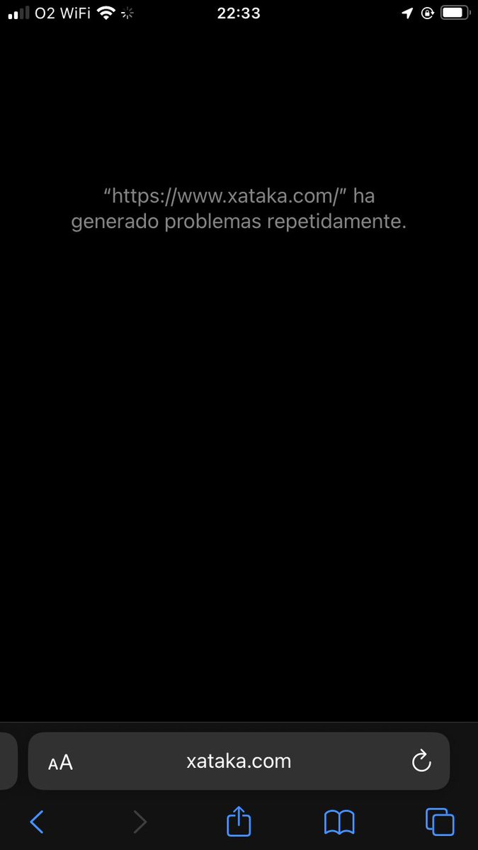 Electro_Duende's tweet photo. Soy el único al que @xataka y @applesfera no le cargan en Safari en iPhone / iPad? @lacort ? https://t.co/hsJjAp1Zeb