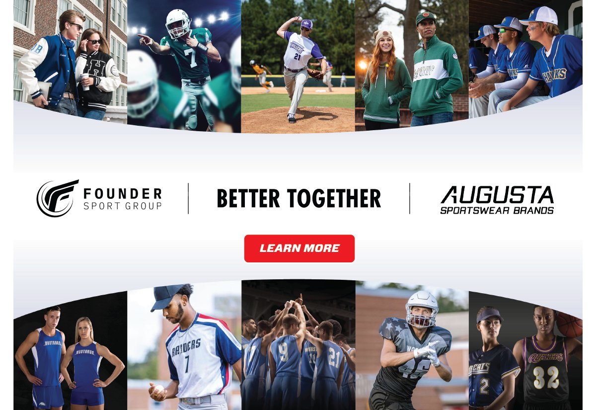 We are pleased to announce that Platinum Equity, the equity owner of Augusta Sportswear Brands has completed its acquisition of Founder Sport Group, creating an unrivaled portfolio of brand, product and service offerings.
foundersport.com/bettertogether/