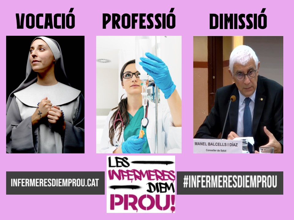 <a href="/CatInfermeres/">Infermeres de Catalunya</a> <a href="/govern/">Govern de Catalunya</a> #consellerdimissió