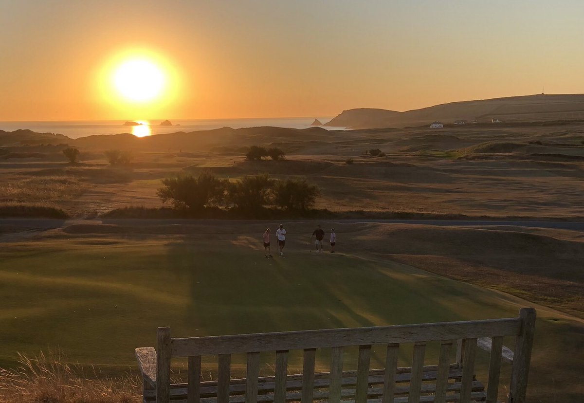 <a href="/ukgolfguy/">UK Golf Guy</a> Try to play <a href="/TrevoseGC/">Trevose Golf Club</a> on a fine afternoon when you can enjoy watching the sunset over the course after with a pint of <a href="/SharpsBrewery/">Sharp's Brewery</a> Korev! <a href="/stenodocgolf/">stenodocgolf</a> is another gem of area. Use Padstow or Wadebridge as base. Fistral at Newquay worth a stopover for a surf &amp; Lewannick Lodge