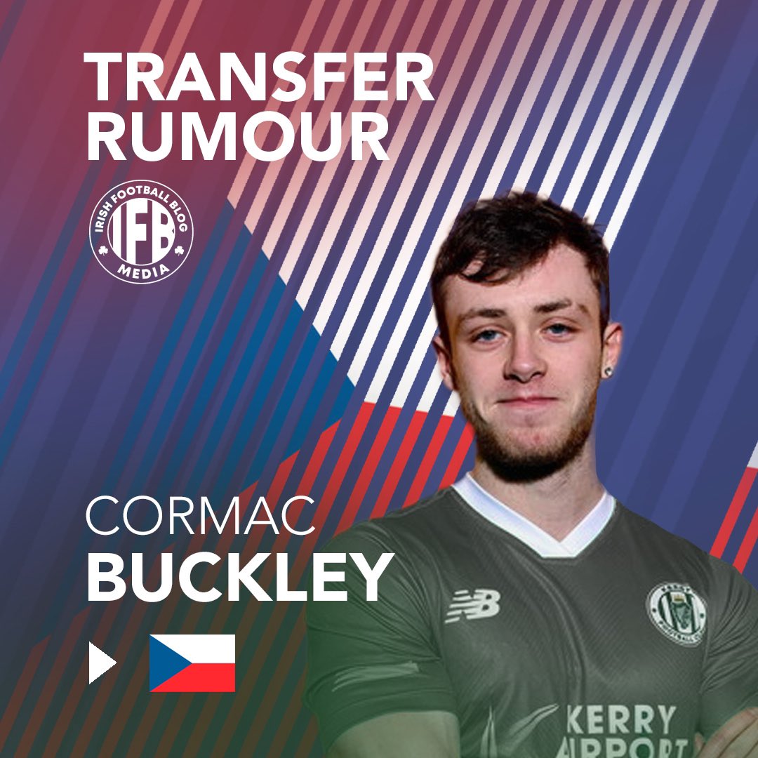 IFBMedia's tweet photo. Another rumour for you all!

Former Cobh Ramblers academy footballer who was also under contract with Kerry FC last season 

Cormac Buckley, could be making the move to Czech Republic to an undisclosed club (for now)

He has yet to be given the proper chance his talents deserve! https://t.co/vDjpktqAVr