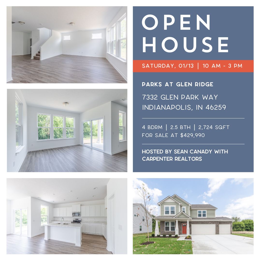 PyattBuilders's tweet photo. Are you in search of a newly constructed home that is move-in ready? Join Sean Canady of Carpenter Realtors for this weekend's open house in Indianapolis, Indiana. Details below!

Saturday, 1/13, from 10 AM - 3 PM https://t.co/hQ1a3oQq9y