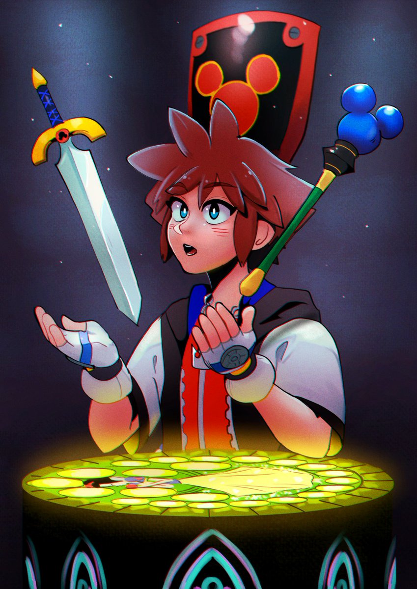PondreaArt's tweet photo. The very beginning 🗝

#KingdomHearts https://t.co/p3YZDanRie