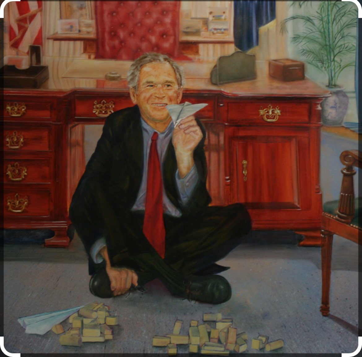 Nightbird8's tweet photo. 🔥The Elite Special Pedo Club paintings of #Clints & #Bush's 
@AtlRey 
@dom_lucre @atensnut @Redaler06632630 @_MAGAPatriot_ @BrokenTruthTV @baradanikto @REMASCULATE @bennyjohnson @ScottLoBaido @w_terrence @therealroseanne @RealCathyOBrien @Lissa4Trump @Ultra_USMAga_FL @JymEaglePatriot @MAGAbabeArtist @Steveadams76