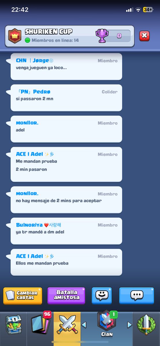Strada (@strada111_yt) on Twitter photo Que aburrimiento de jugadores y de competiciones corruptas <a href="/PantherEsports/">PantherEsports</a>
Si estas cosas las viese <a href="/SrAstures/">Srastures♰</a> le darían siete infartos. Y por esas cosas es que ninguna competición llegará al nivel de National. ZZZ 🥱 Que aburrimiento de jugadores y de competiciones corruptas <a href="/PantherEsports/">PantherEsports</a>
Si estas cosas las viese <a href="/SrAstures/">Srastures♰</a> le darían siete infartos. Y por esas cosas es que ninguna competición llegará al nivel de National. ZZZ 🥱