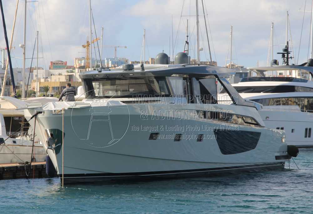 Shipguru's tweet photo. #Bluegame #BGXseries #yacht #CADOC #berthed at #RolandMarina, #MarsamxettHarbour, #Malta - 09.01.2024 - www.maltashipphotos.com- NO PHOTOS can be used or manipulated without our permission https://t.co/HvhwstCeUD