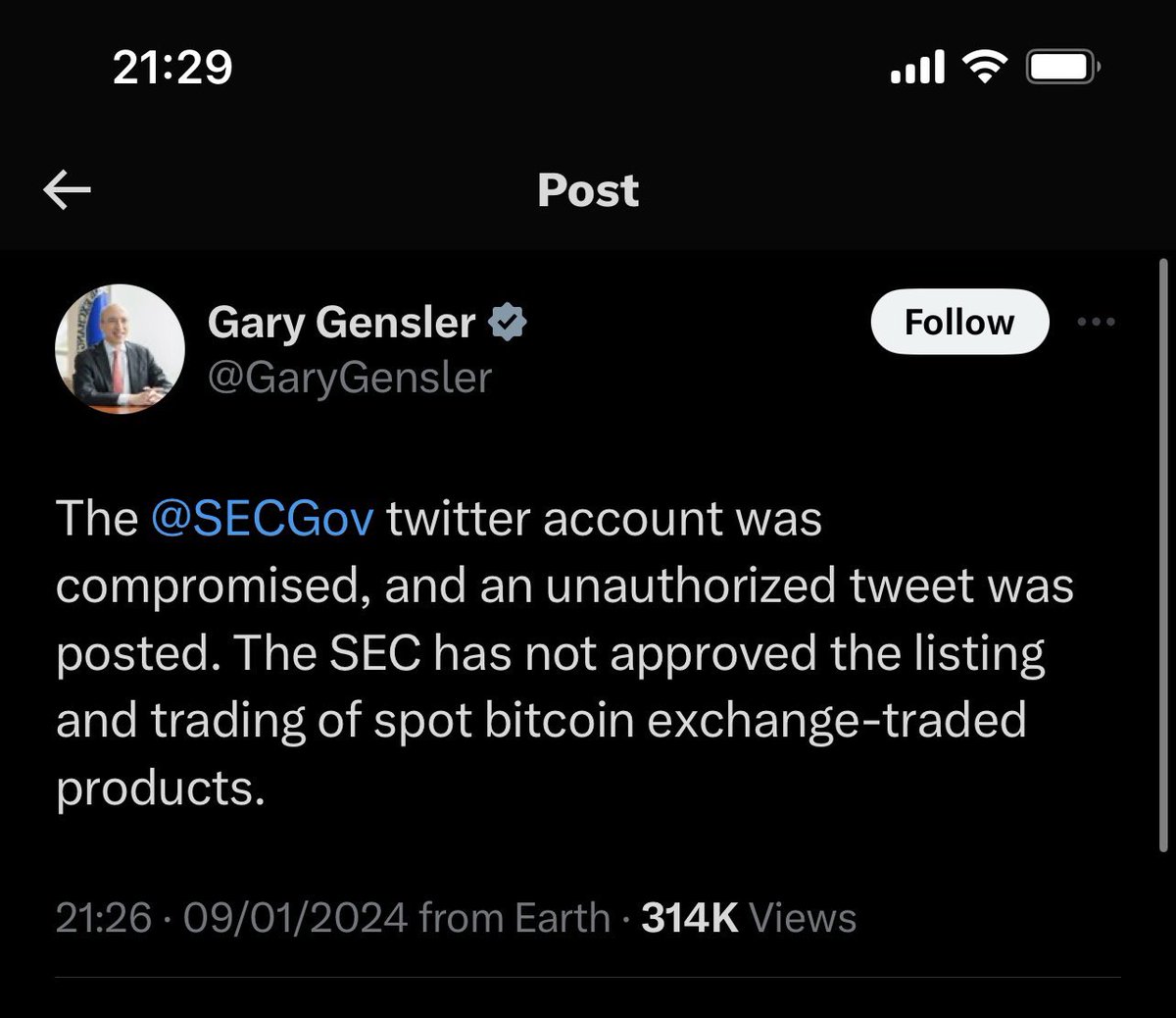 N0_more_names's tweet photo. Thank god there is @SECGov to protect us from market manipulation 🤡 https://t.co/X6kX3fJdii