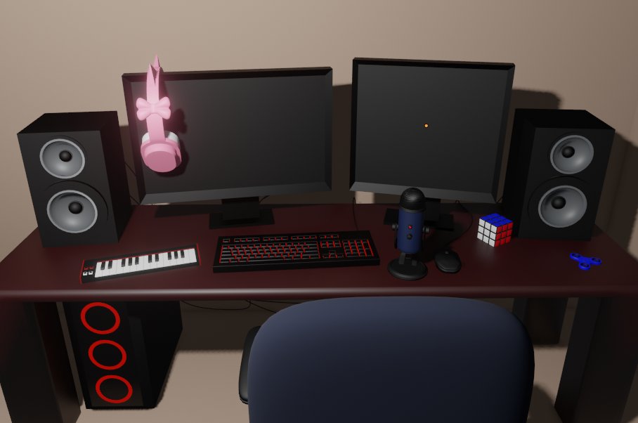 2nd attempt at making a 3d bedroom and this time not downloading free models from turbosquid or some shit. A for effort 👍