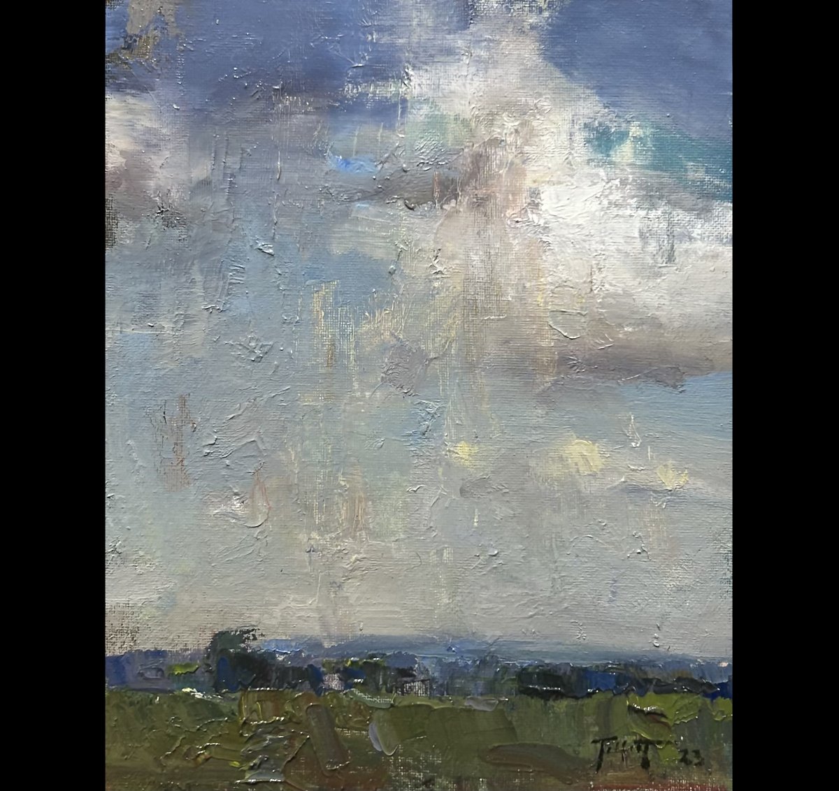 Some of the paintings I will have at "Two Views" at Edgewood Gallery in Syracuse, NY, this Friday Jan. 12, 2024. Come if you can! I will have 20 paintings in the show, on view for six weeks.