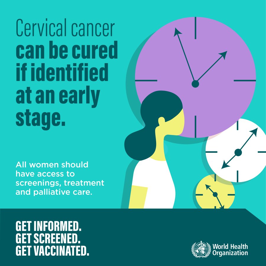 Cervical cancer is one of the most preventable and treatable forms of cancer. Regular screening is crucial for early detection to save lives. January is Cervical Cancer Awareness Month. bit.ly/41MNKY7 via @WHO