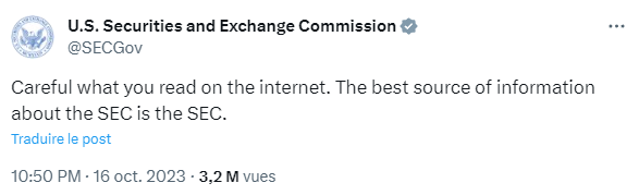 MiningTk's tweet photo. Elle est dans la boite ! 

Merci la SEC 🤡 https://t.co/SHTwAXSex1