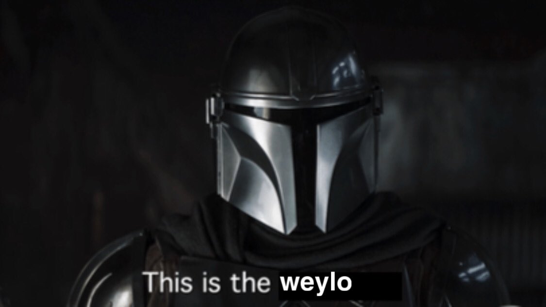 me in the theater when baby ben solo shows up in the mandalorian movie