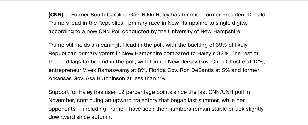 Nikki Haley moves up 12% in new WH2024 poll – politicalbetting.com www2.politicalbetting.com/index.php/arch…