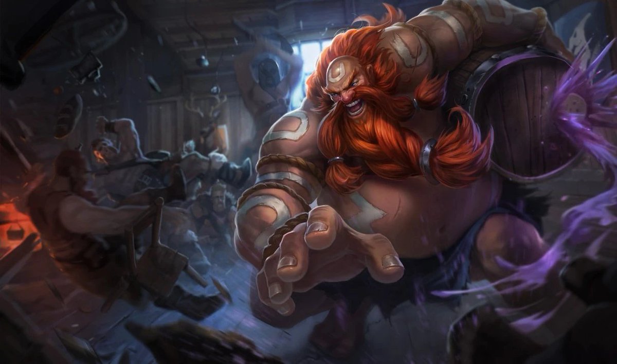 Gragas buff: - W now deals 50% damage to structures