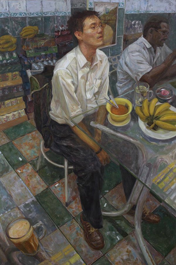 xe0_xeo's tweet photo. Paintings by Malaysian artist Gan Chin Lee https://t.co/YsMAA5CiAh