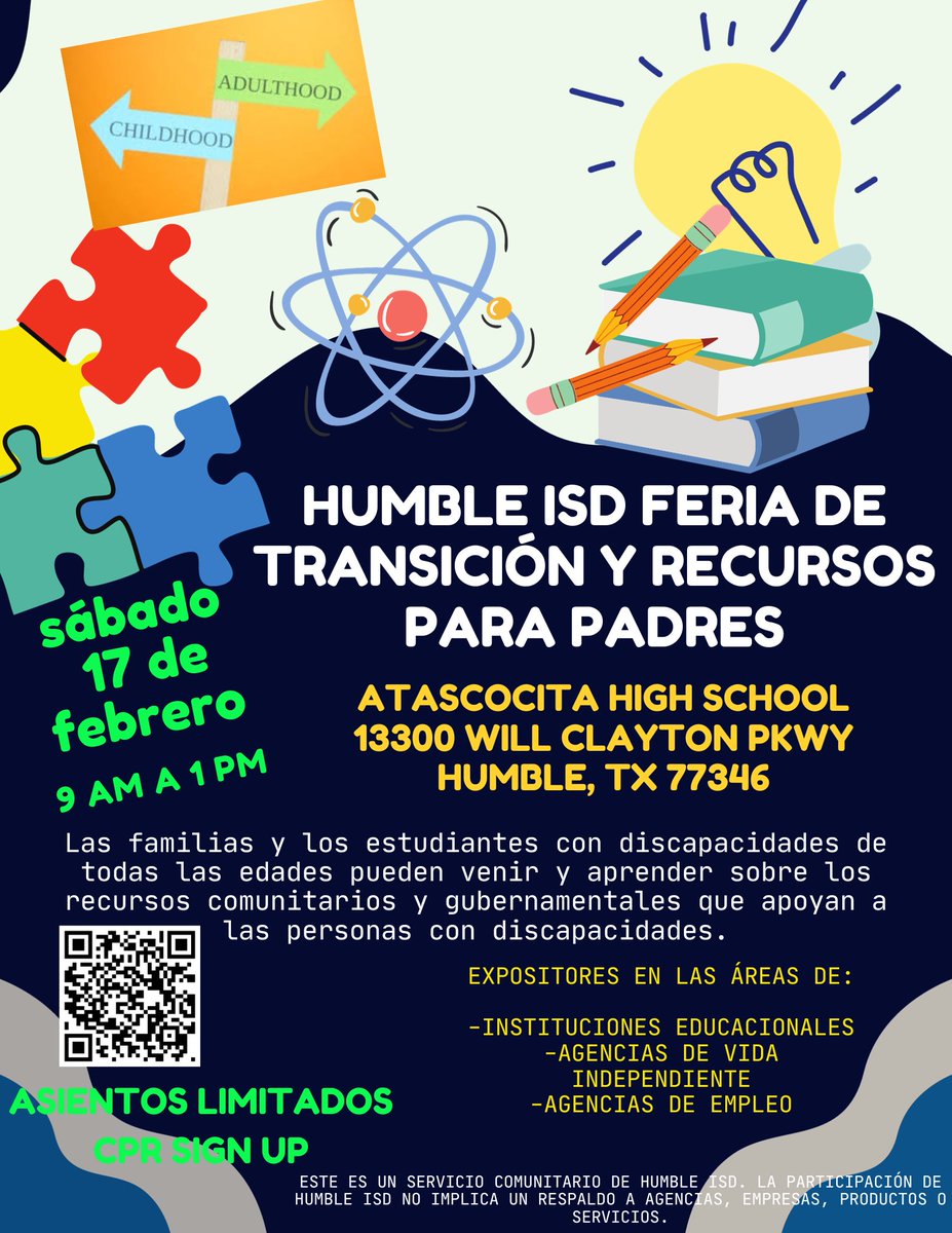 SAVE THE DATE: 2024 Parent Resource and Transition Fair. You don't want to miss, there will be over 60 exhibitors will be present!  Saturday, February 17th <a href="/HumbleISD/">Humble ISD</a> <a href="/HumbleISD_PREK/">HumbleISD ECE</a> <a href="/HumbleISD_2NDRY/">HumbleISD_SECONDARYTeam</a> <a href="/HumbleISD_SPED/">Special Programming</a> <a href="/MOSAIChumbleisd/">MOSAIC_HumbleISD</a>