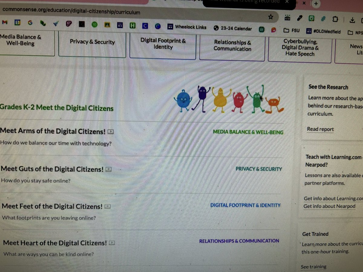 Great to be a part of our Student Support Series webinar w/ @HolliCaulfield & @MemorialPreK1 focused on #digitalcitizenship. Big 🙏 to our amazing technology integrationists, @jaherntech & @marissafoley325 for sharing their expertise! #beproudbedale #familypartnership #medfieldps