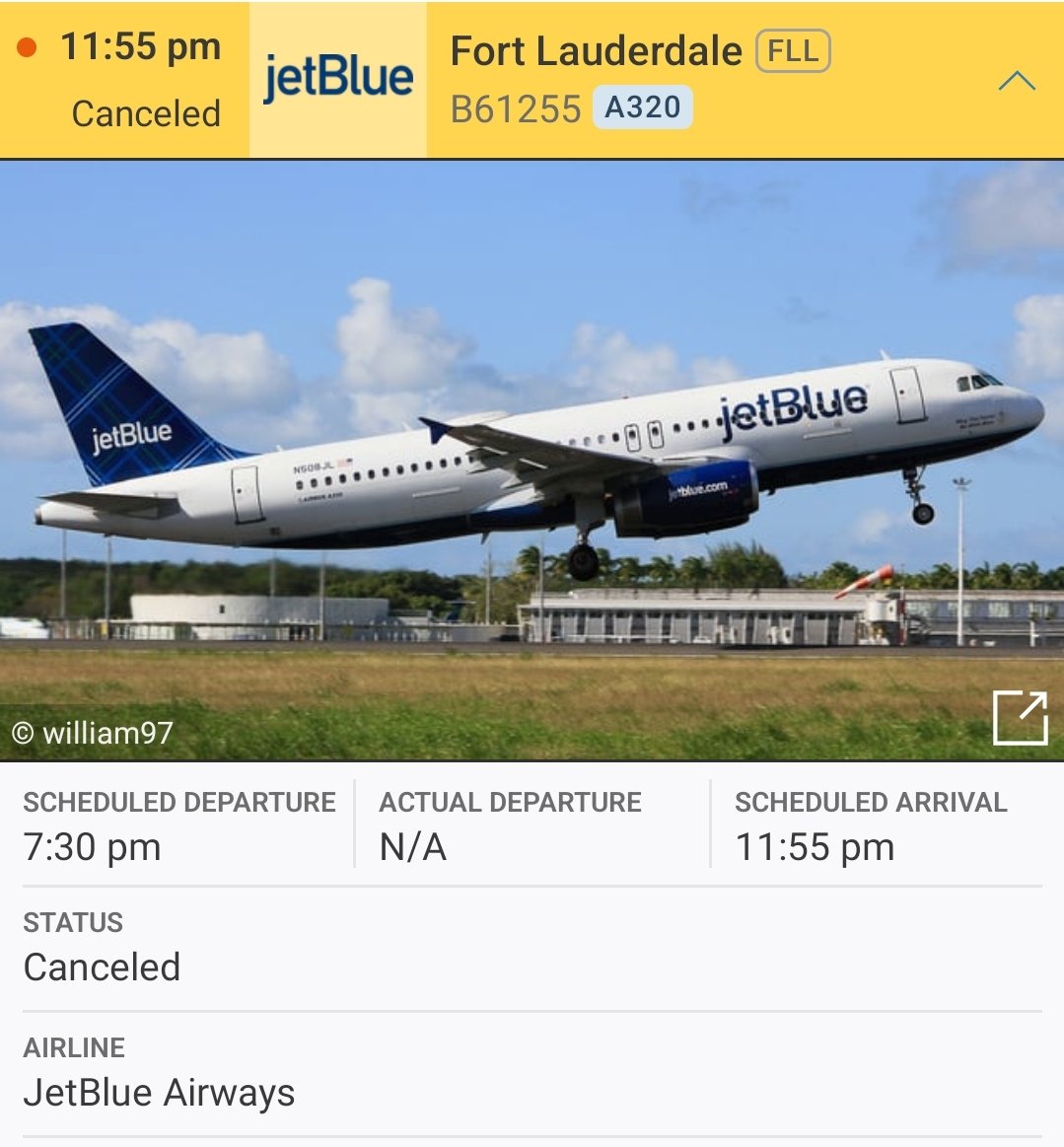 n_larenas's tweet photo. Primeros vuelos cancelados en Ecuador: JetBlue cancelada sus vuelos desde Fort Lauderdale y Nueva York hacia #Guayaquil https://t.co/ys3NUYeZzZ