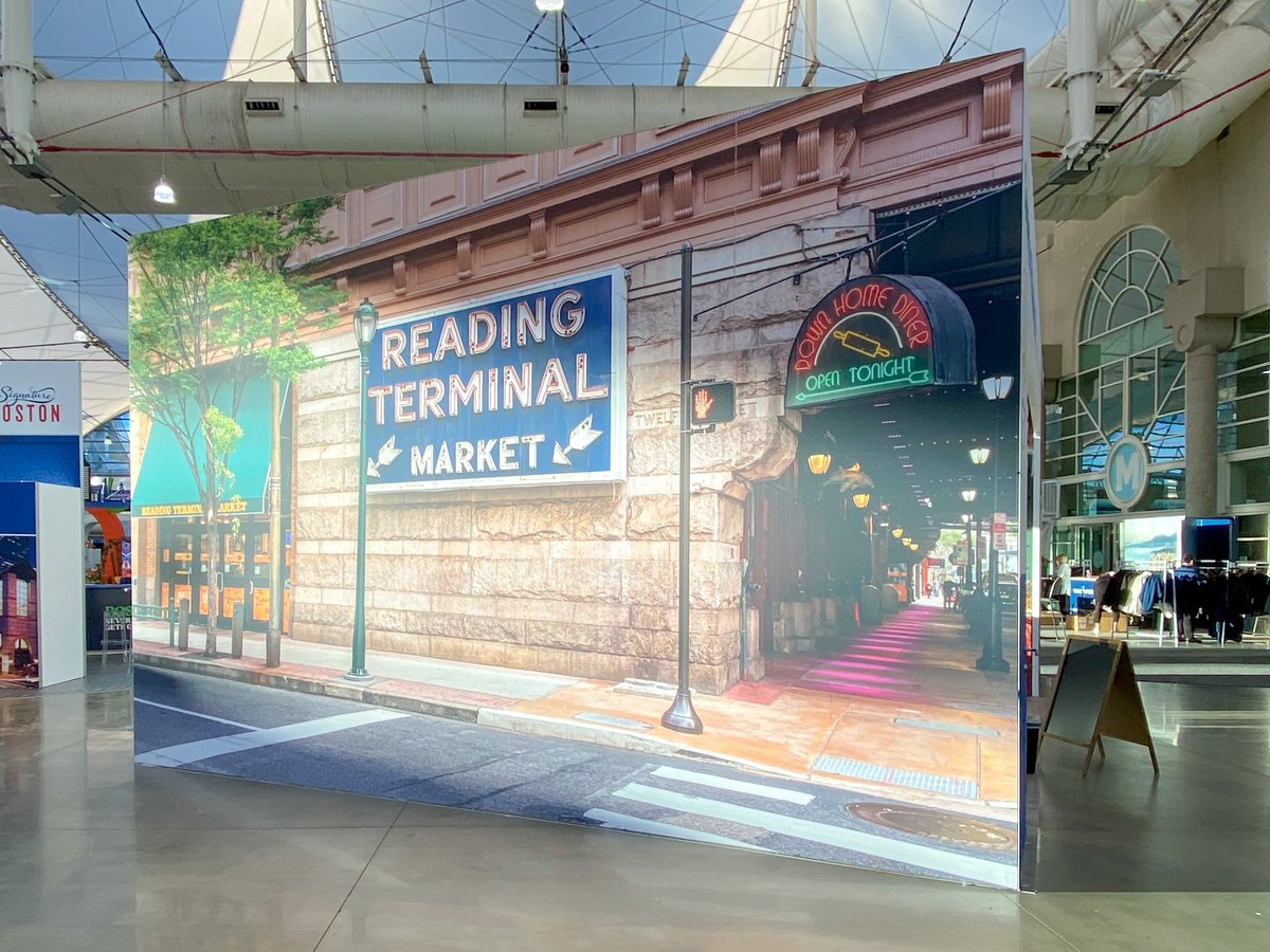 discoverPHL's tweet photo. Reading Terminal Market is an essential part of the Philadelphia convention attendee experience.
That's why we bring the iconic landmark on the road when generating future meeting business.
📍PCMA Convening Leaders 2024, San Diego
#PCMACL #PCMACL24 https://t.co/rCu0ExVpmt