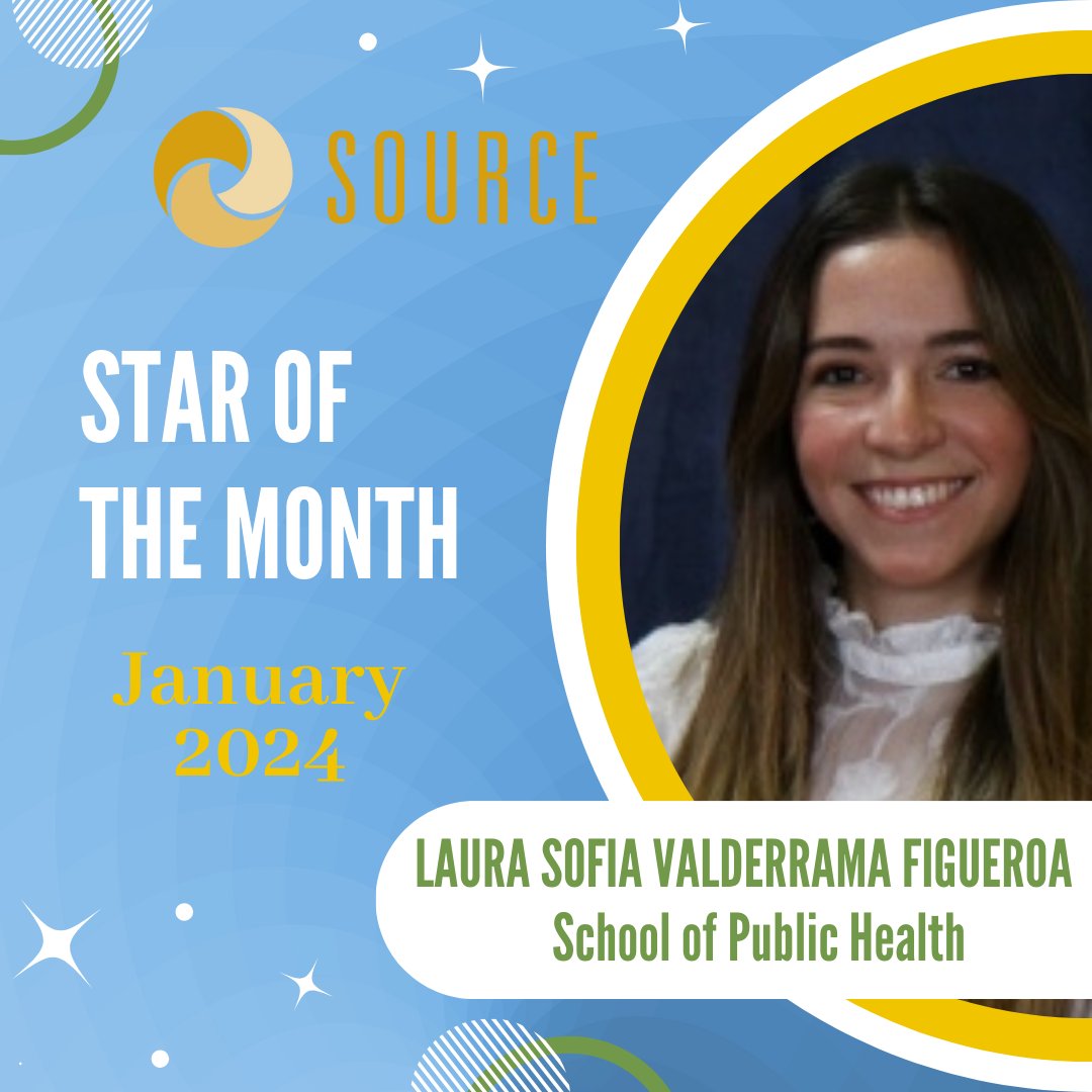 Congratulations to Laura Sofia Valderrama Figueroa, our SOURCE Star of the Month for January 2024 from @JohnsHopkinsSPH! Laura has been working with @asyleewomen to help their Outreach and Benefits Program evaluate and improve food access among its clients. Link in bio for more!