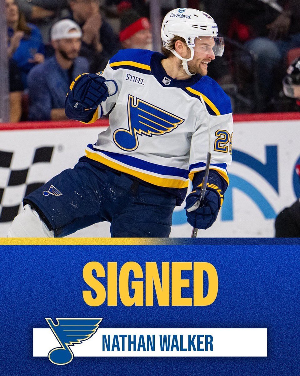 NextLevelAust's tweet photo. @stlouisblues have signed @walks__12 to a new contract 👏
#NLPC #stlblues #nathanwalker #blues #stlouis #stlouisblues https://t.co/qzSNK6OqVv