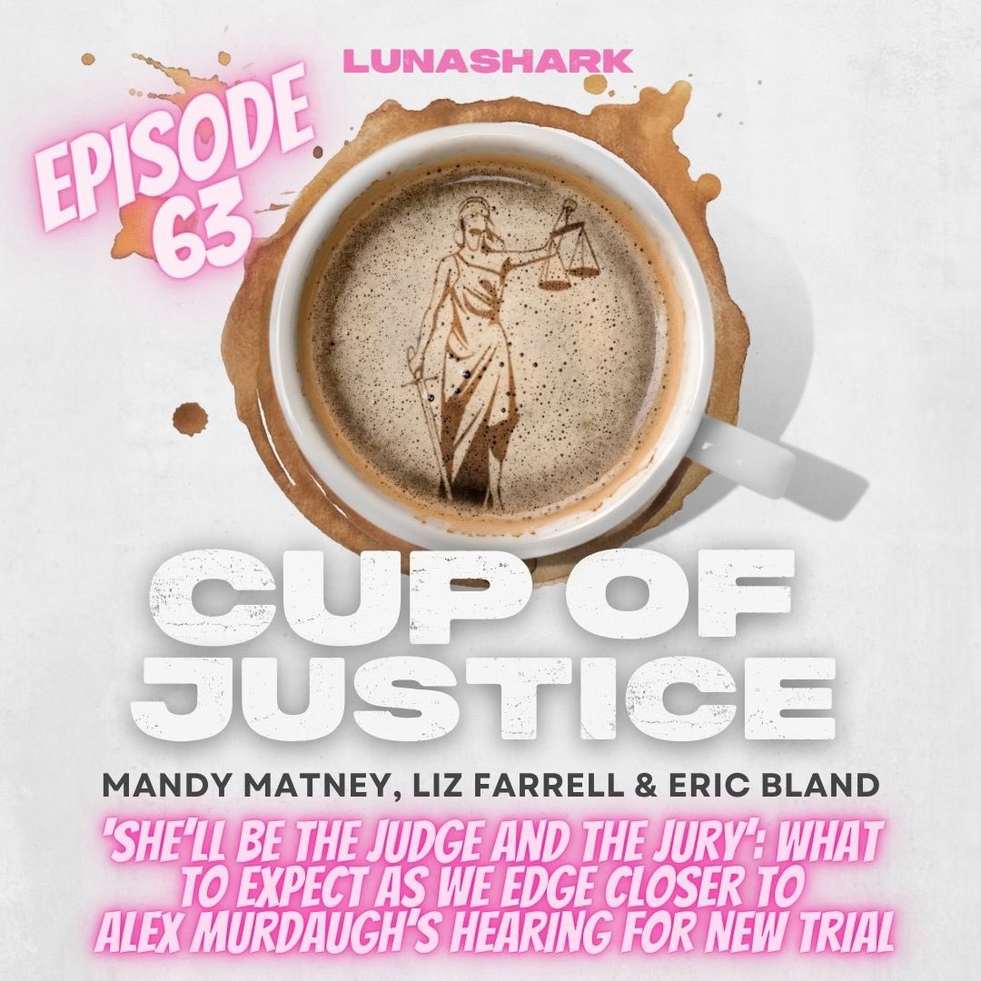 elizfarrell's tweet photo. New #CupofJustice streaming. @MandyMatney, @TheEricBland &amp; I delve into the issues retired Justice Jean Toal will have to decide for a status conference regarding Alex Murdaugh’s quest for a new trial.
Listen - https://t.co/JqmGMxF8DH https://t.co/Deh1C3w9JK