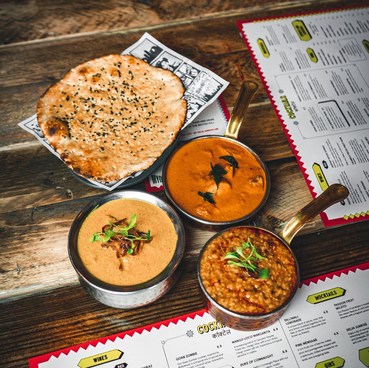 NewcastleNE1's tweet photo. Award-winning curry for just £15 or £20—yes, please! 🙏🏻
That's right, folks! @MyDelhiStreet is bringing all the street food spice to #NE1RestaurantWeek! 🌶️
Check out their menu! 🍛🍽️
https://t.co/TqZGfGWvhc https://t.co/cbfejL7UdD