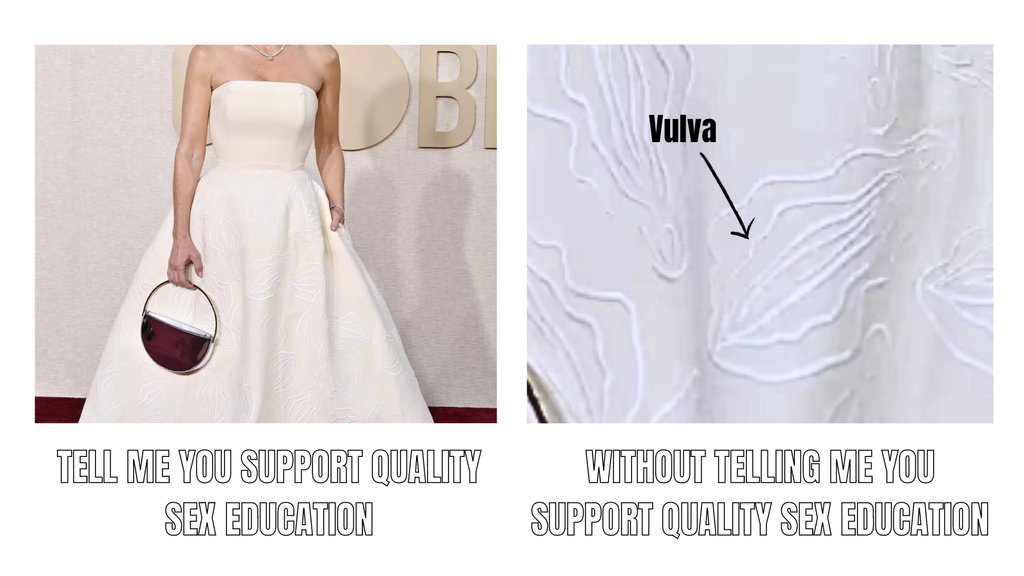 SIECUS's tweet photo. We love your style @gilliana!
#Sexed #Goldenglobes #REAHYA https://t.co/SEedd7uiNj