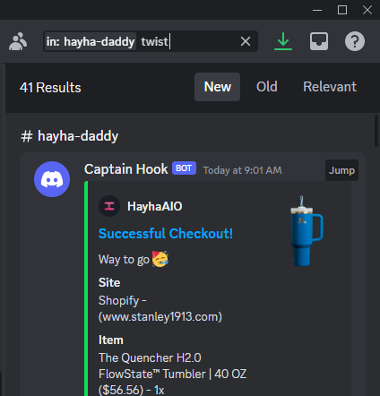 HayhaBots's tweet image. Did you like the blue  Qaencher H2.0 FlowState or the Pink one??🩷💙

because our users got both and they got PLENTY!

Shopify and Target are just two of the 80+ sites that Hayha is DOMINATING 😉

The most versatile bot always has you covered