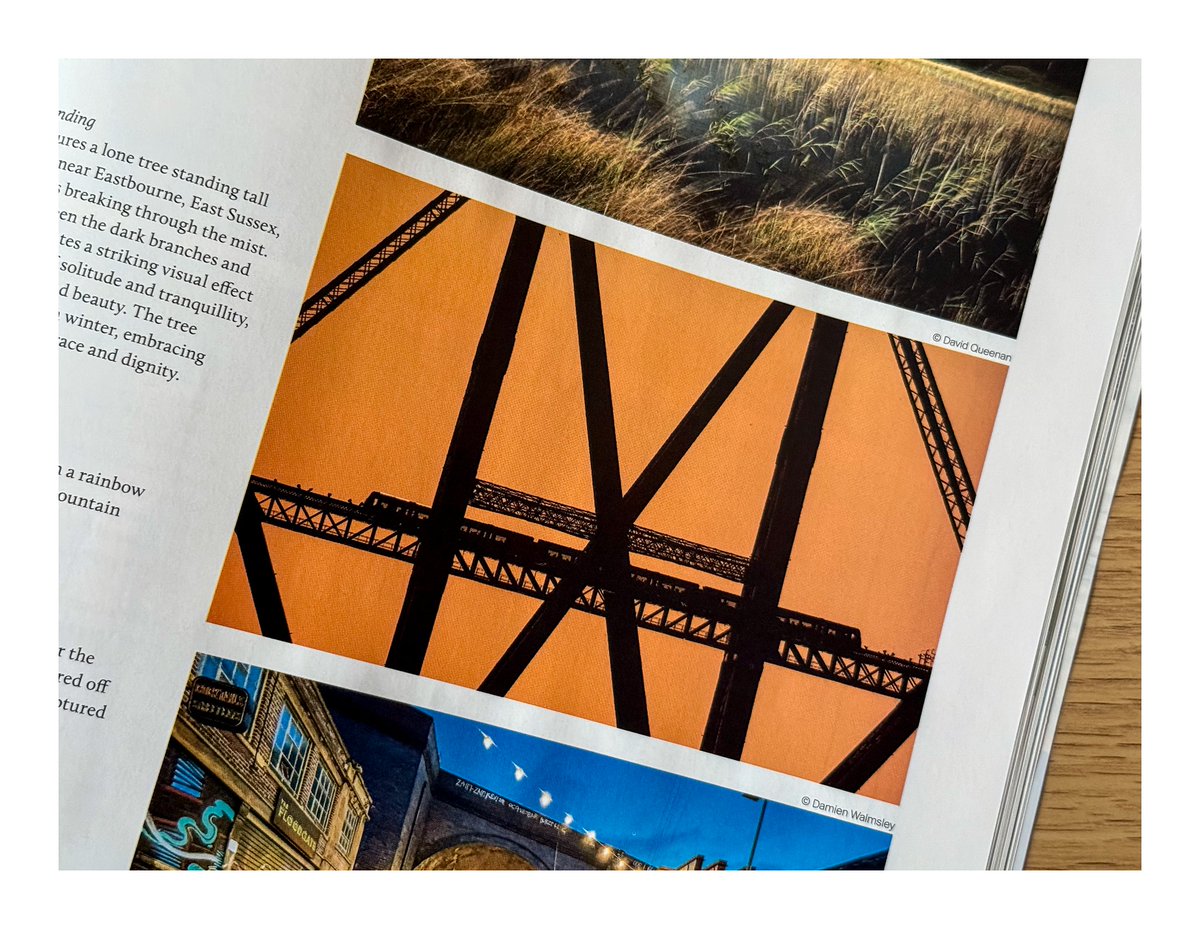 I managed to get a couple of images into the December issue of @OPOTY My Union Canal image is a runner up the Autumn Vista's competition and the Forth Bridge image is featured in a review of the recent @uklpoty awards in which I was Highly Commended.
