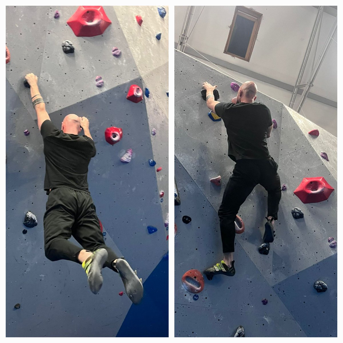 bantabiscuit's tweet photo. I lost my footing twice, but still managed to complete the route #NeverGiveUp https://t.co/8jqbAYWf8x