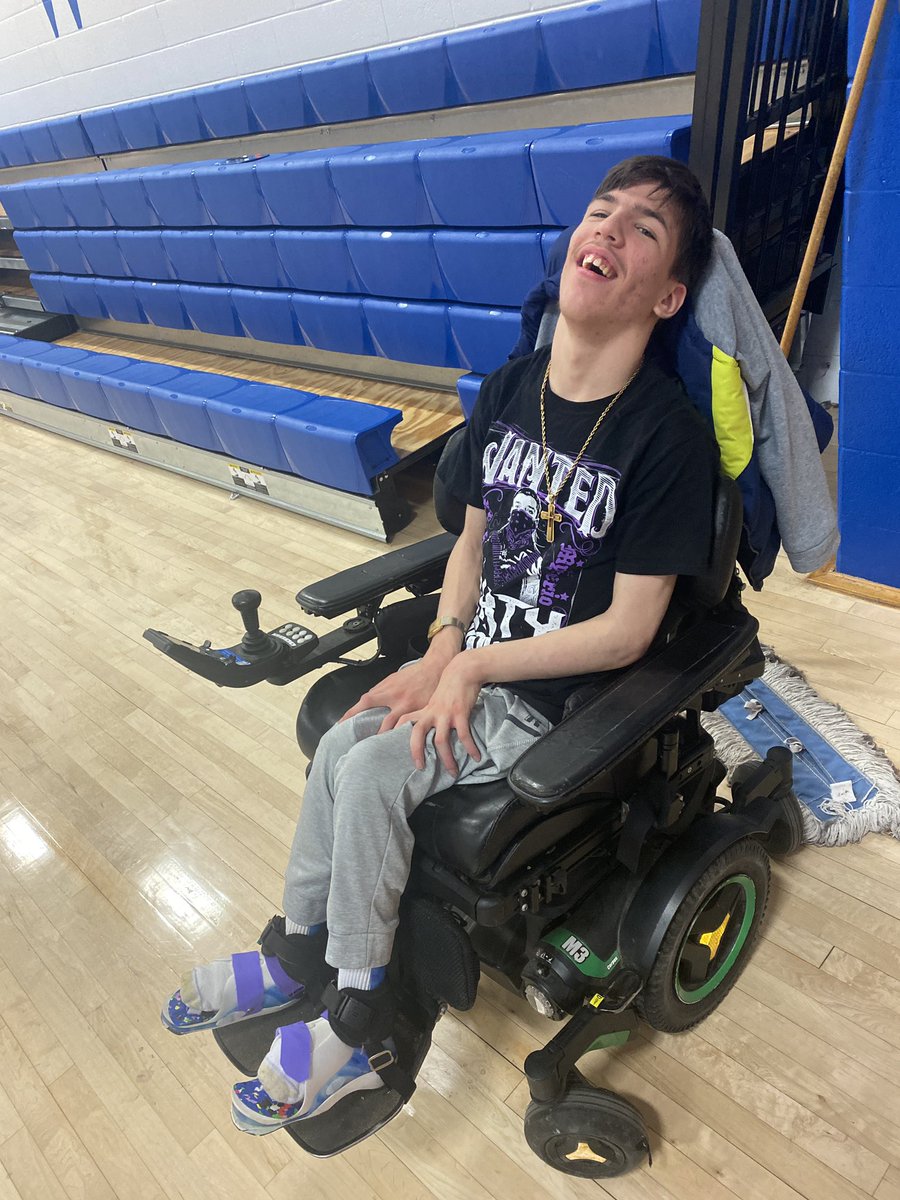 Really proud of Cage today.  He worked very hard and was exhausted by the end of class.  #WalkforGraduation