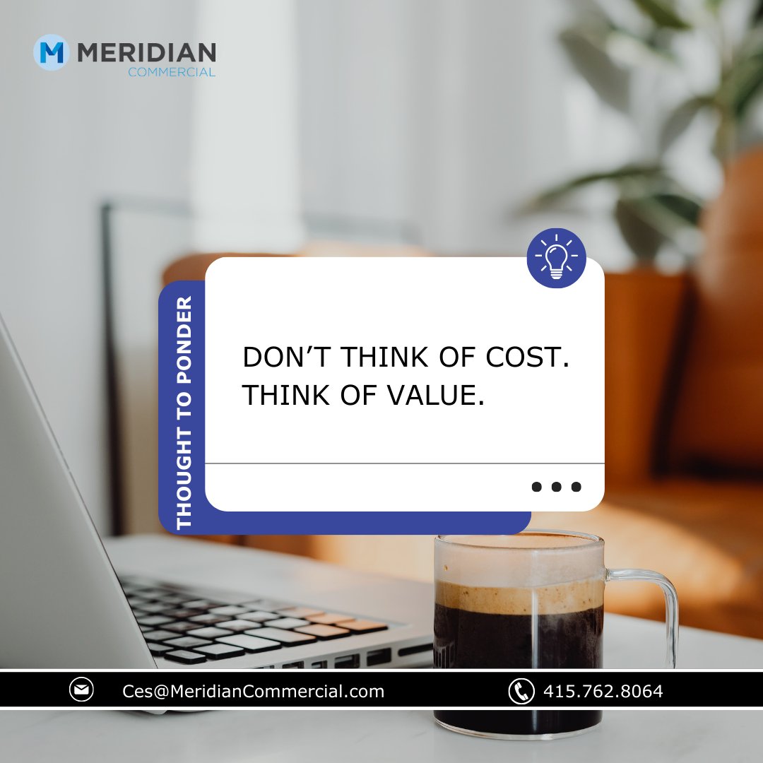 Ces64's tweet image. Quality investments lead to lasting value. Let's redefine your perspective and prioritize the long-term benefits. Elevate your real estate strategy with value-driven decisions.

#CommercialRealEstate #InvestmentValue #NorthbayCRE #MeridianCommercial #commercialproperty