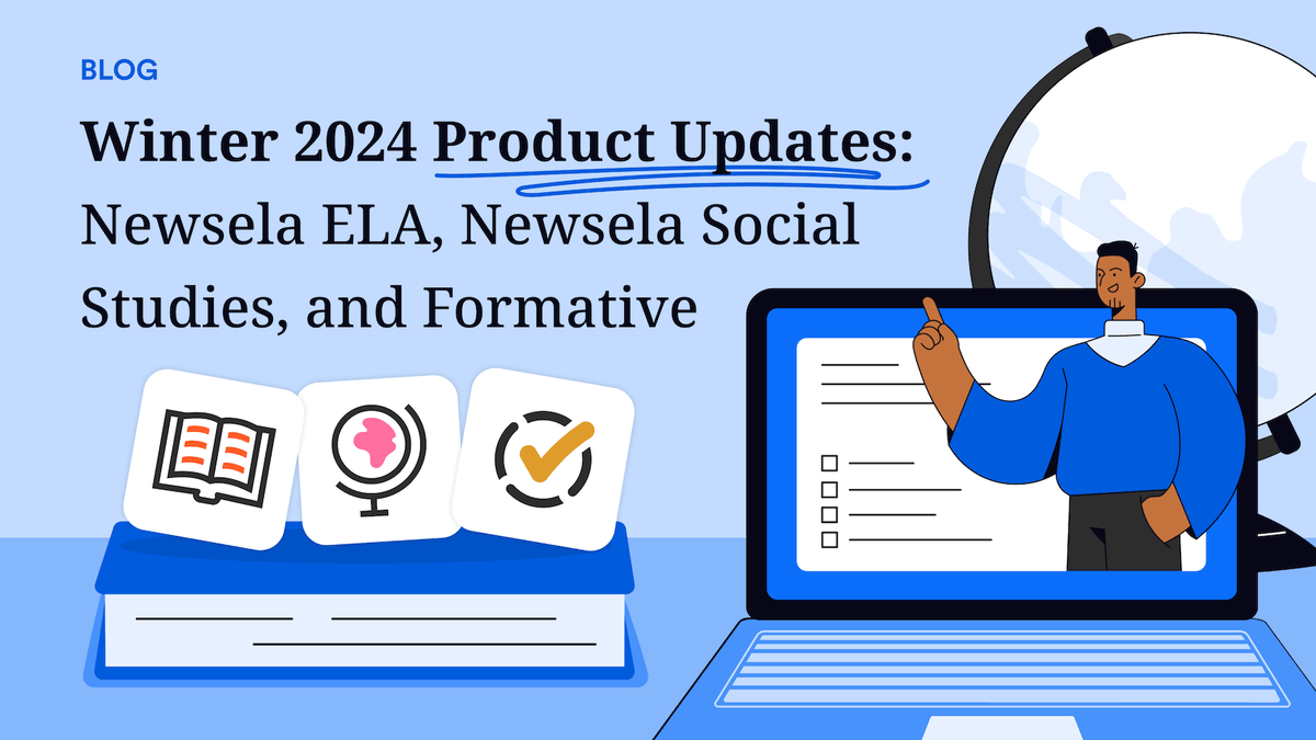 New Year, Newsela! Our latest updates help make skills practice more engaging and impactful, provide more meaningful student feedback in assessments, and offer new options for students to practice what they learn. newse.la/3NWjKDI

#NewYear2024 #NewYearNewsela