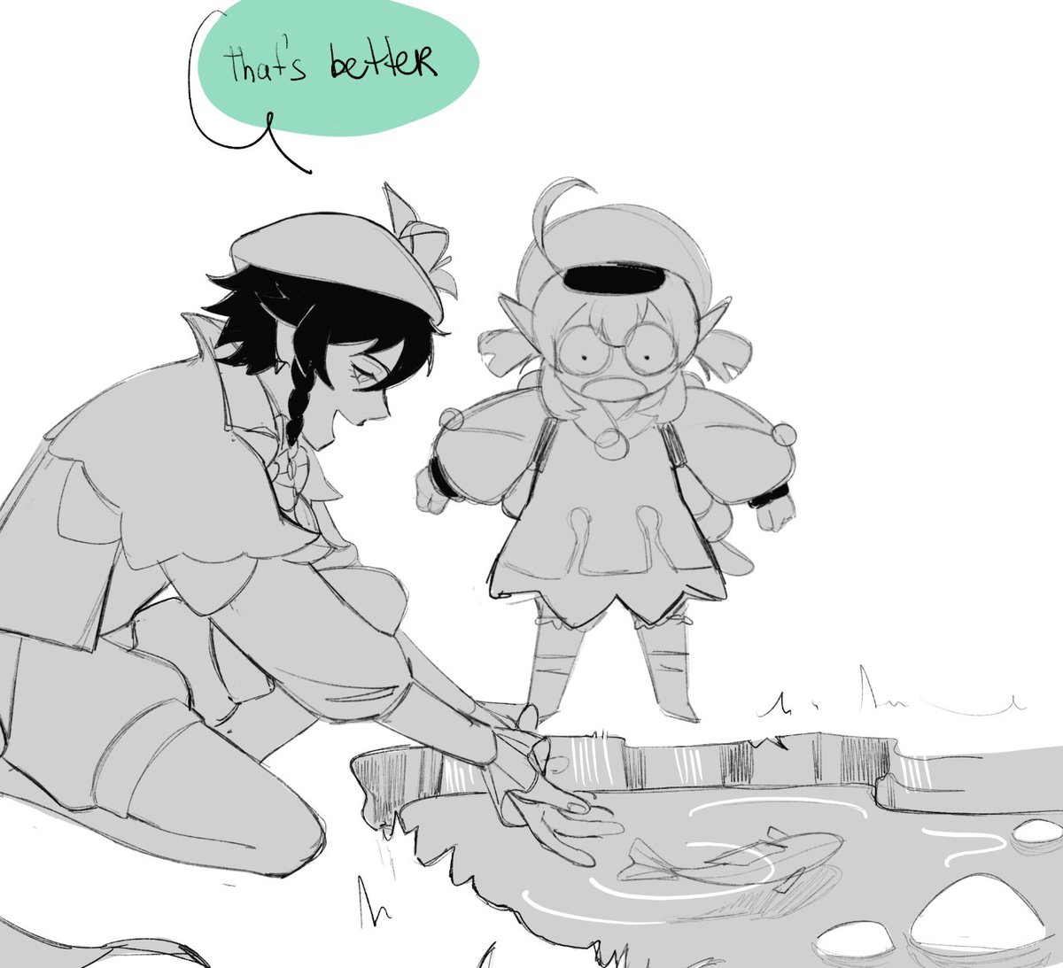 noredemptionarc's tweet photo. Venti’s adventures with Klee https://t.co/xlYmOHy9zD